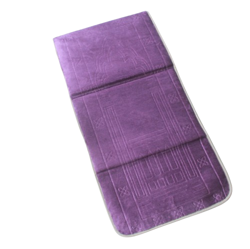 Soft Foldable Qibla Prayer Mat for Mosque & Travel