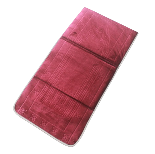 Soft Foldable Qibla Prayer Mat for Mosque & Travel